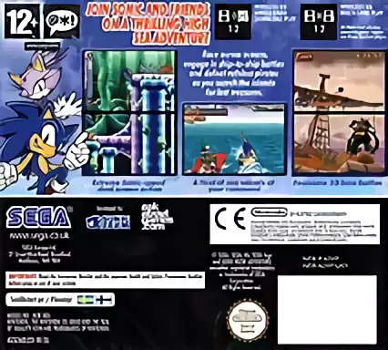 Image n° 2 - boxback : Sonic Rush Adventure (v01)